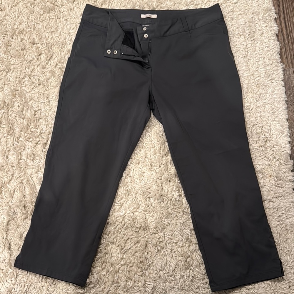 Adidas cropped golf pants size 10